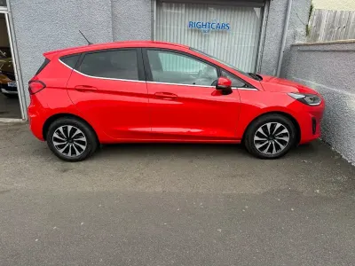 Used Ford Fiesta Titanium 2023 Red Hatchback