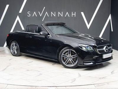 Used Mercedes E220 AMG line 2021 Black Cabriolet