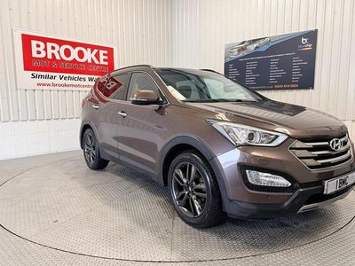 Used Hyundai Santa Fe Premium SE 197 HP (144 kW) 2014 Brown SUV