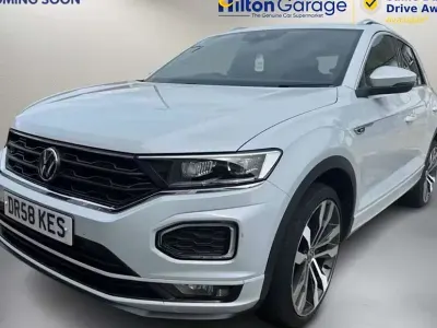 Używany VW T-Roc R-line 150 KM (110 kW) 2021 Srebrny SUV