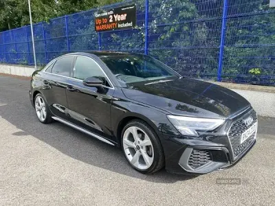 Used Audi A3 S-Line 150 HP (110 kW) 2024 Black Sedan