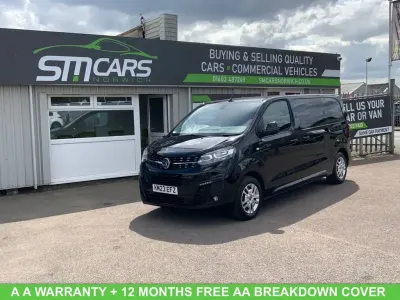 Used Vauxhall Vivaro Sportive 120 HP (88 kW) 2023 Black MPV
