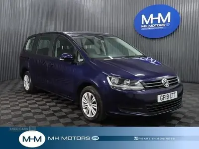 Used VW Sharan S 150 HP (110 kW) 2019 Blue MPV