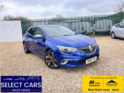Used Renault Mégane GT Line GT-Line 130 HP (95 kW) 2018 Blue Hatchback