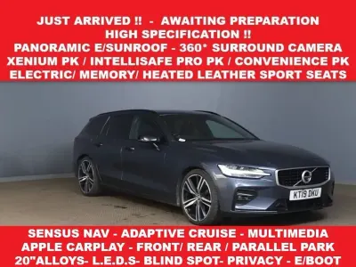 Used Volvo V60 R-Design Pro 190 HP (139 kW) 2019 Blue Estate