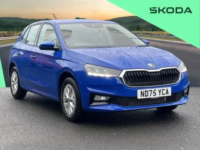 Used Skoda Fabia SE 116 HP (85 kW) 2025 Blue Hatchback
