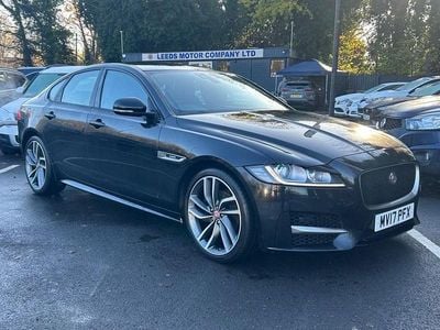Black Used 2017 Jaguar XF R-Sport Sedan | £11,895 (Fair price)