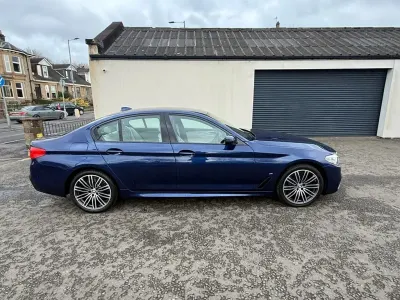 Used BMW 530e M Sport 252 HP (185 kW) 2019 Blue Sedan