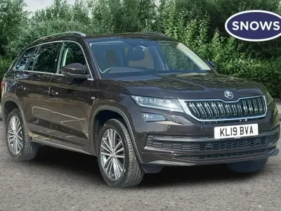 Used Skoda Kodiaq LAURIN & KLEMENT 150 HP (110 kW) 2019 Brown SUV