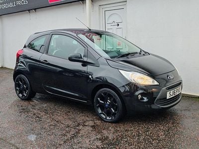 Black Used 2016 Ford Ka Zetec Hatchback | £4,195 (Fair price)