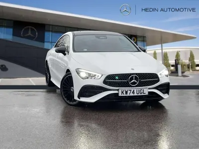 Begagnad Mercedes CLA220 AMG Line Premium Plus 190 HK (139 kW) 2025 Vit Sedan