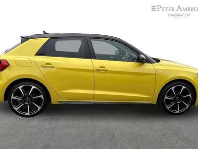 Used Audi A1 Sportback Black Edition 94 HP (69 kW) 2023 Yellow Hatchback