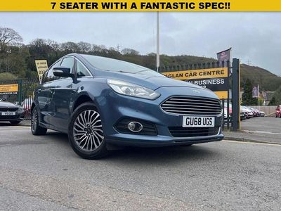 Used Ford S-MAX Titanium 150 HP (110 kW) 2018 Blue MPV