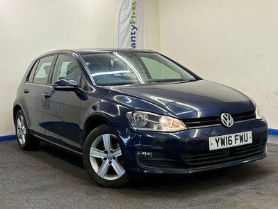 Used VW Golf VII Edition 110 HP (80 kW) 2016 Blue Hatchback