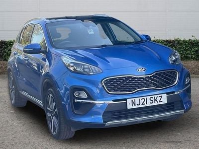 Begagnad Kia Sportage 136 HK (100 kW) 2021 Blå SUV
