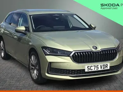 Used Skoda Superb SE L 110 HP (80 kW) 2026 Ice tea yellow metallic Estate