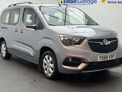 Used Vauxhall Combo S 110 HP (80 kW) 2019 Grey MPV