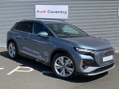 Geyser blue Used 2025 Audi Q4 e-tron S-Line SUV | £35,991 (Good price)