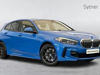 Used BMW 118 M Sport 138 HP (101 kW) 2020 Blue Hatchback