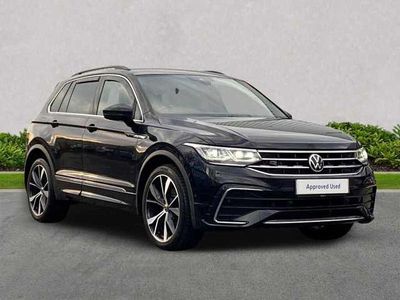 Black Used 2021 VW Tiguan R-line SUV | £24,798 (Fair price)
