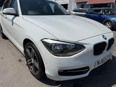Used BMW 116 Sport Line 136 HP (100 kW) 2013 White Hatchback