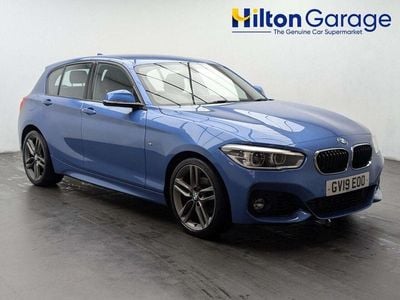 Used BMW 118 M Sport 136 HP (100 kW) 2019 Blue Hatchback