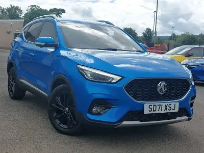 Used MG ZS Exclusive 106 HP (77 kW) 2021 Blue SUV