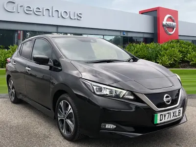 Used Nissan Leaf Tekna 110 kW (150 HP) 2021 Black Hatchback