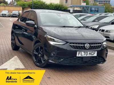 Used Vauxhall Corsa Elite 100 HP (73 kW) 2020 Black Hatchback