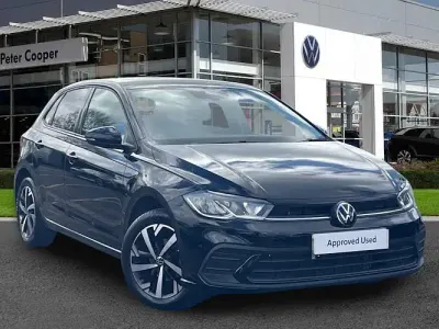 Used VW Polo Match 95 HP (69 kW) 2025 Black Hatchback