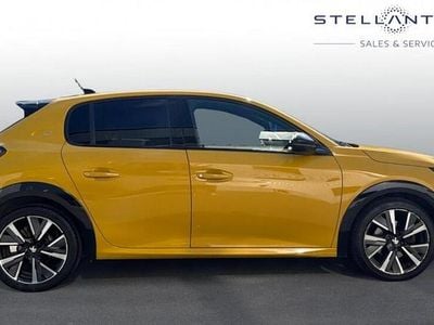 Used Peugeot 208 GT 99 HP (72 kW) 2021 Yellow Hatchback