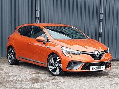 Usado Renault Clio V RS Line 90 CV (66 kW) 2021 Naranja Utilitario