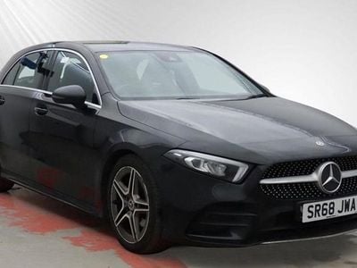 Used Mercedes A180 AMG line 116 HP (85 kW) 2019 Black Hatchback