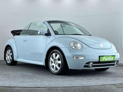 Begagnad VW Beetle Cabriolet 2003 Blå Cab
