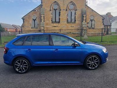 Used Skoda Rapid Sport 110 HP (80 kW) 2017 Blue Hatchback