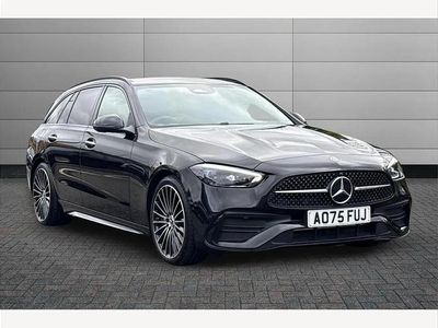 Used Mercedes C220 AMG Line Premium Plus 200 HP (147 kW) 2025 Black Estate