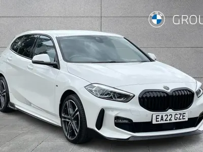 Used BMW 118 M Sport 134 HP (98 kW) 2022 White Hatchback