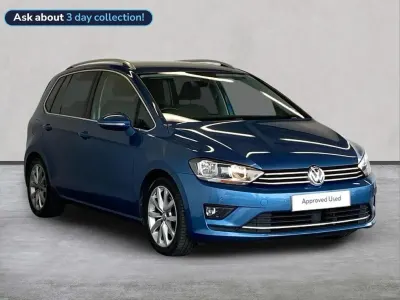 Used VW Golf Sportsvan GT 150 HP (110 kW) 2016 Blue MPV