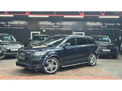 Blue Used 2013 Audi Q7 S-line plus SUV | £9,991 (Good price)