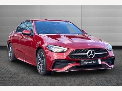 Used Mercedes C200 AMG line 200 HP (147 kW) 2025 Red Sedan