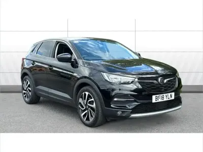 Used Vauxhall Grandland X Elite 131 HP (96 kW) 2018 Black SUV