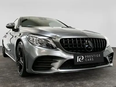 Used Mercedes C220 AMG line 194 HP (142 kW) 2020 Grey Coupe