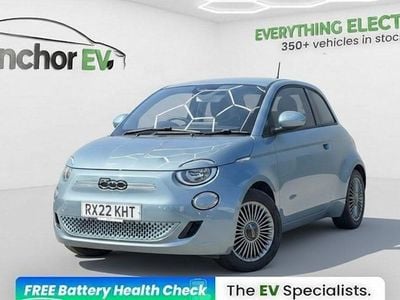 Used Fiat 500e Icon 86 kW (118 HP) 2022 Blue Hatchback