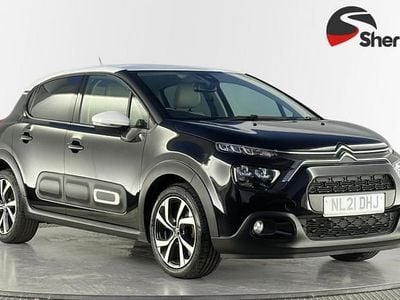 Used Citroën C3 PureTech 110 HP (80 kW) 2021 Black Hatchback