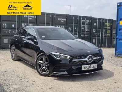 Used Mercedes CLA200 Shooting Brake AMG line 163 HP (119 kW) 2020 Black Estate