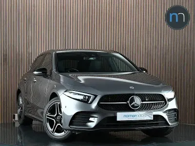 Used Mercedes A250 AMG Line Premium 218 HP (160 kW) 2021 Grey Hatchback