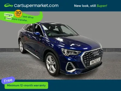 Begagnad Audi Q3 Comfort 150 HK (110 kW) 2021 Blå SUV