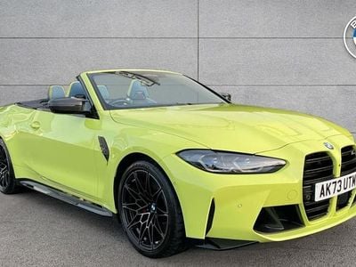 Yellow Used 2024 BMW M4 Competition Edition Cabriolet | £58,990 (Good price)