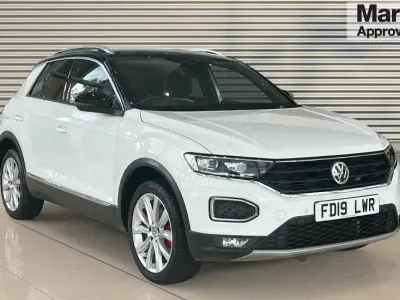 Used VW T-Roc SEL 150 HP (110 kW) 2019 White SUV