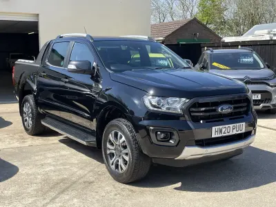 Begagnad Ford Ranger Wildtrack 2020 Svart Pickup